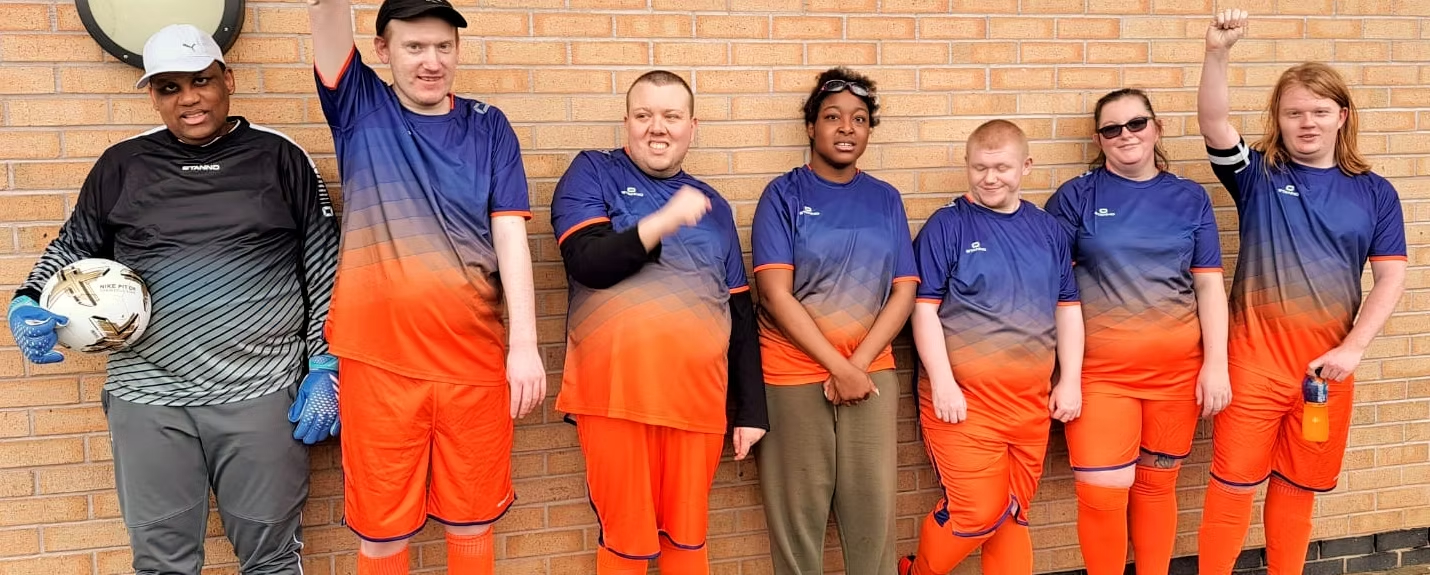 all stars football team from Sheffield Support Squad
